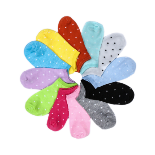 10Pcs Version Of The Candy-colored Socks Solid Color Cotton Socks Warm Socks Short Socks Boat Socks Image 4
