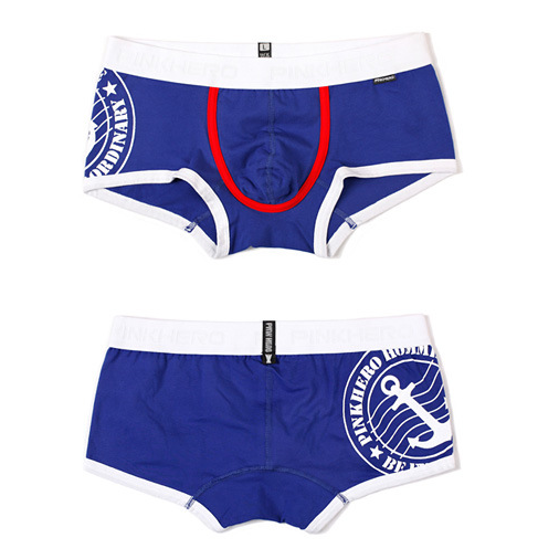 4Pcs Fashion Oceanic Style Printing Mens Underwear Cotton Mens Boxer Shorts/ Trunks Male Panties Image 3