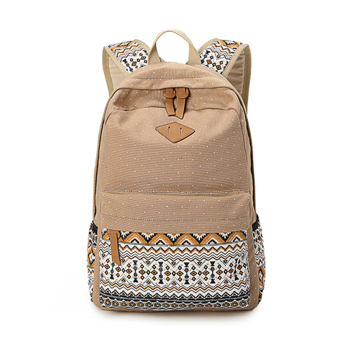 Female Schoolbag Fashion Canvas Printing Women Cute School Backpacks For Teenage Girls Image 3