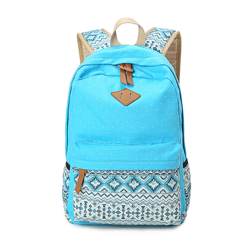 Female Schoolbag Fashion Canvas Printing Women Cute School Backpacks For Teenage Girls Image 1