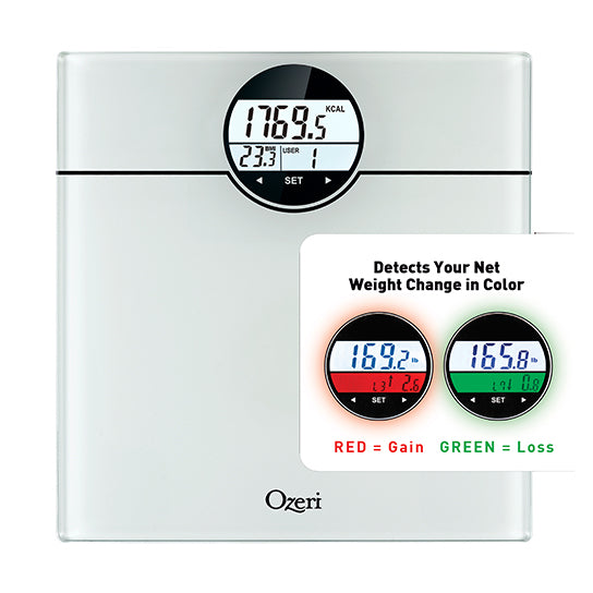 Ozeri WeightMaster 440 lbs Body Weight Scale with BMIBMR and 50 gram Weight Change Detection Image 2