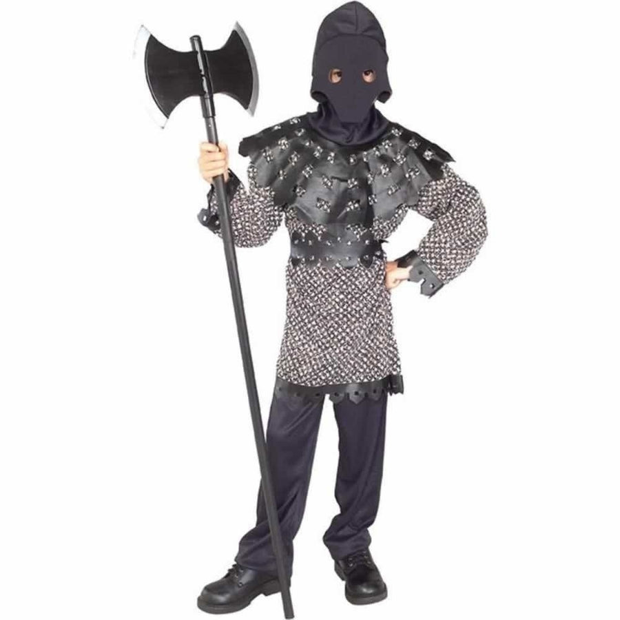 Medieval Knight Executioner Kids size S 4/6 Costume Cowl Tunic Renaissance Rubies Image 1