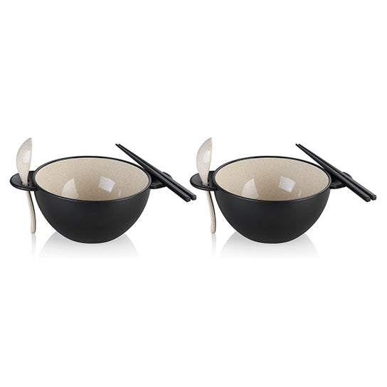 Ozeri Earth Ramen Bowl 6-Piece SetMade from Plant-Derived and Other Natural Materials Image 1
