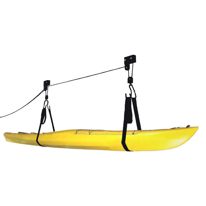 Kayak Hoist Lift Garage Storage Canoe Hoists 125 lb Capacity Lifetime Image 1