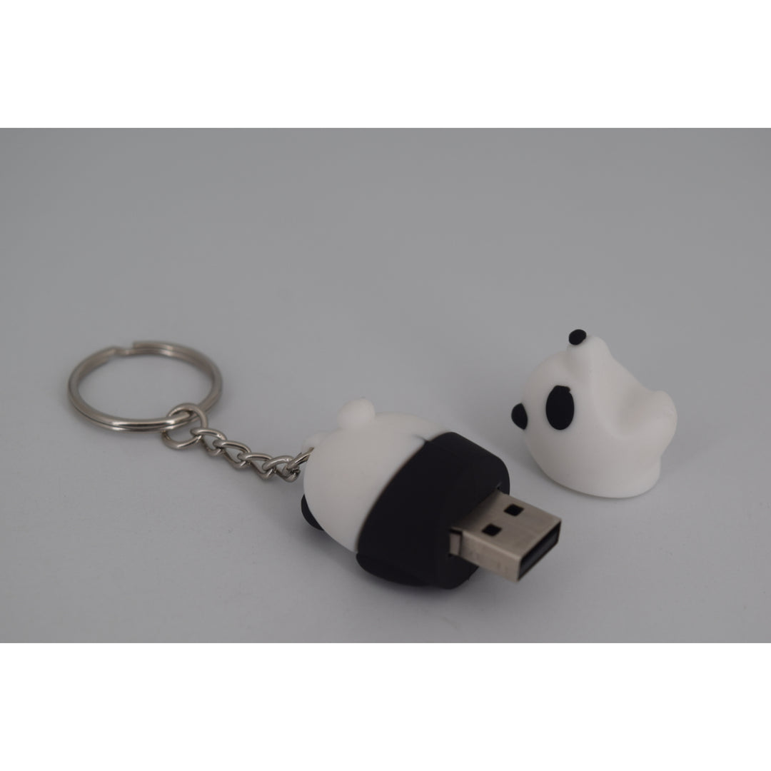 64GB Mini USB Panda Storage Drive Key Chain Image 3