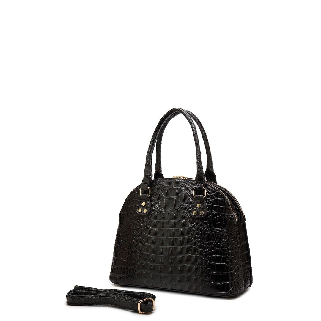 MKF Collection Staci Embossed Satchel Handbag by Mia K. Image 6