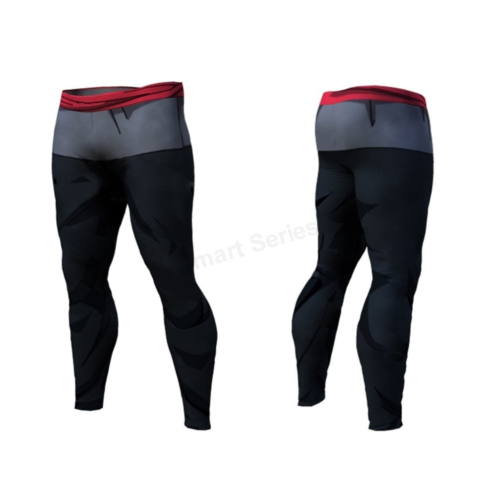 Mens Quick-drying High-elastic Fitness Pants Image 6
