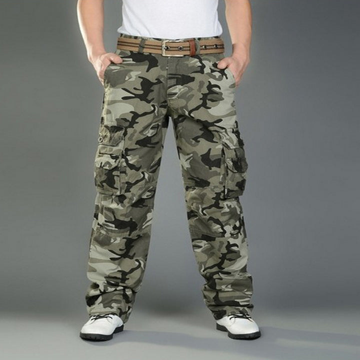 Fashion Pocket Mens Camouflage Pants Image 1