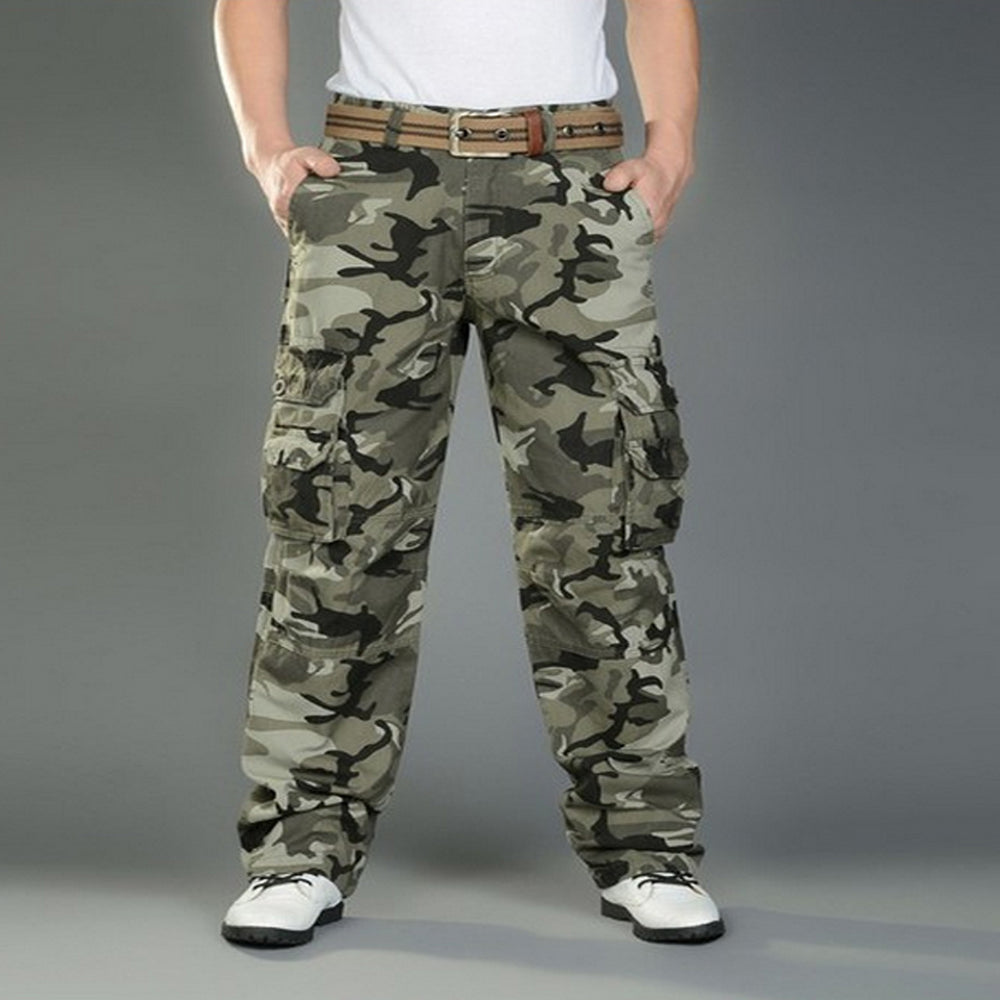 Fashion Pocket Mens Camouflage Pants Image 2