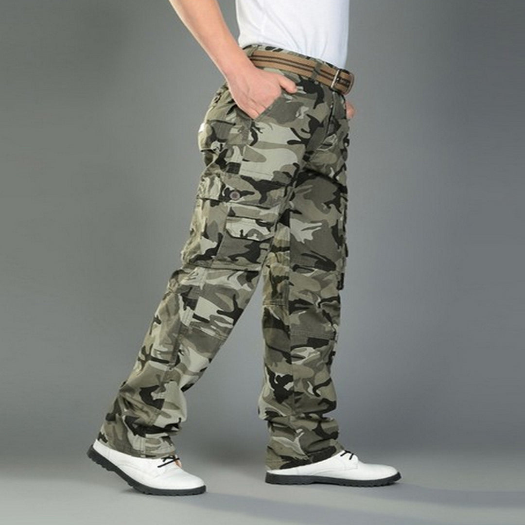 Fashion Pocket Mens Camouflage Pants Image 3