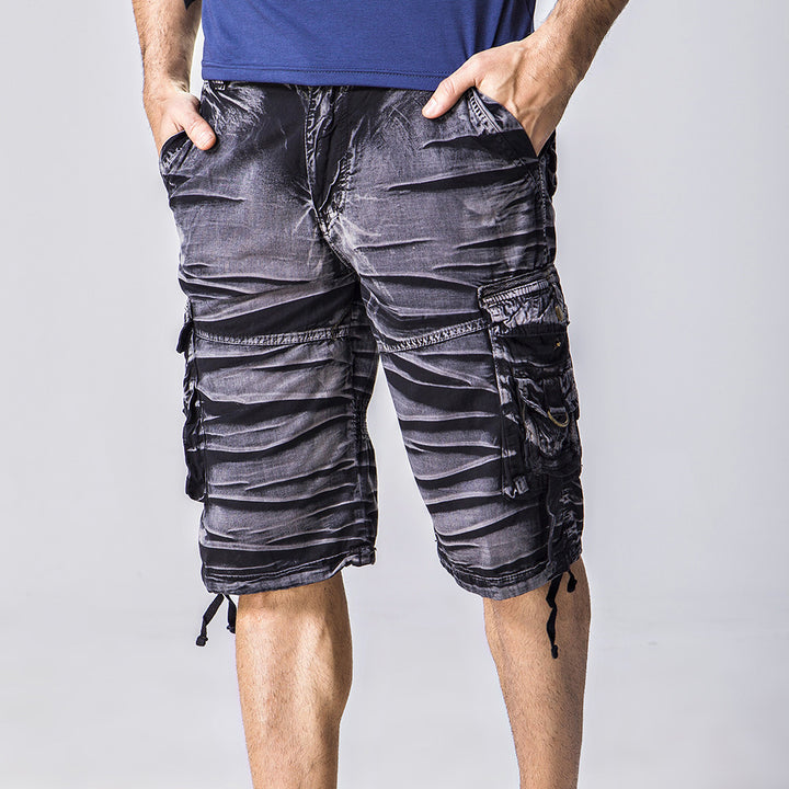 Male Loose Shorts Cotton Image 11