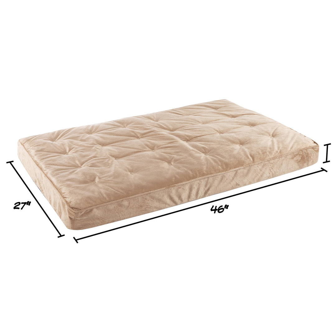 Pet Bed  Egg Crate 100% Memory Foam Orthopedic Cushion with Quilted Water-Resistant NonslipMachine Washable Cover Image 4