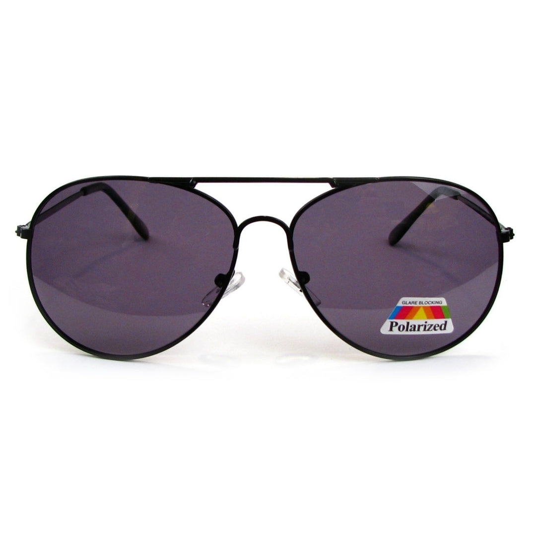 Aviator Polarized Unisex Sunglasses Glare Blocking Image 4