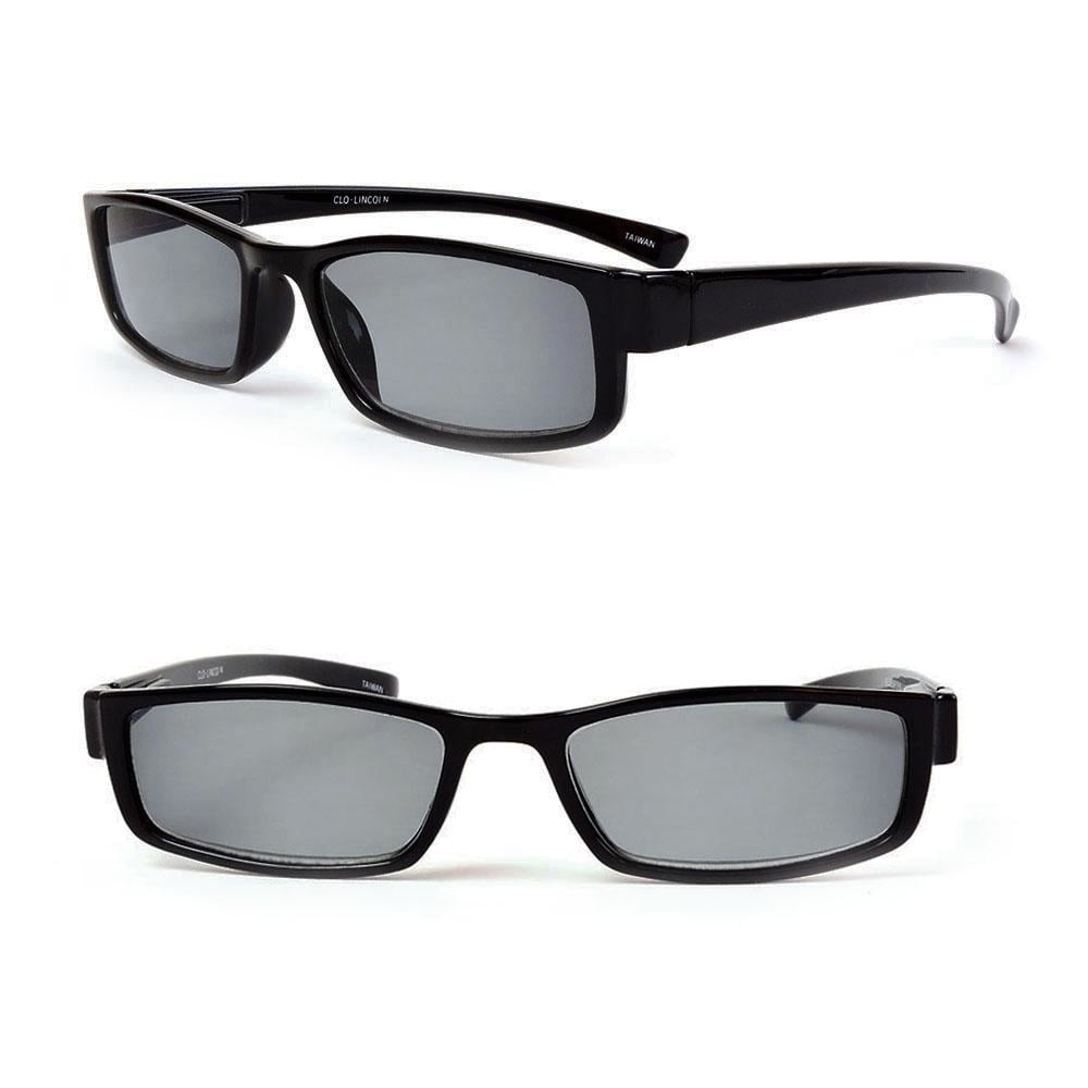Classic Sun Readers Full Lens Spring Hinges Narrow Profile Reading Sunglasses Image 1