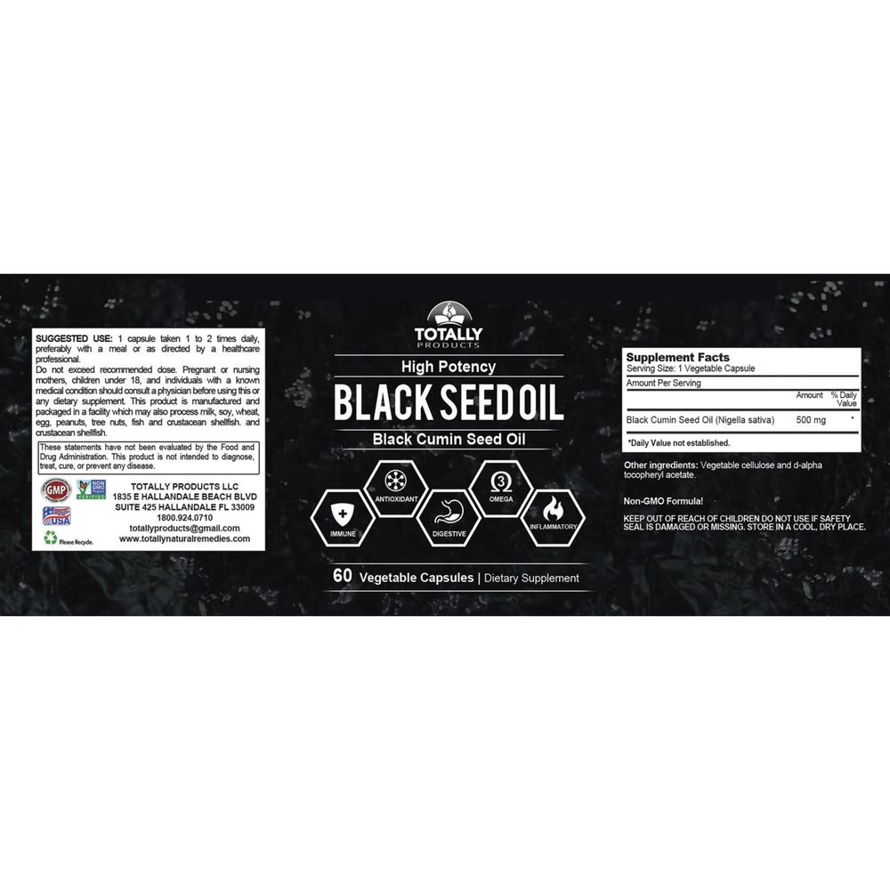 Black Cumin Seed Oil (60 veggie capsules) Image 2