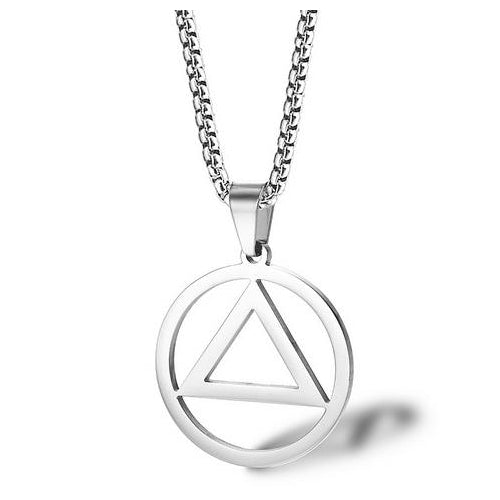 RapHipHip and Hop Eminem Am with Simple Accessories for Titanium Steel Mens Necklace Image 1