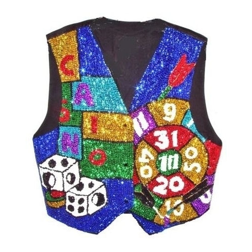 Sequin Vest Casino Image 1
