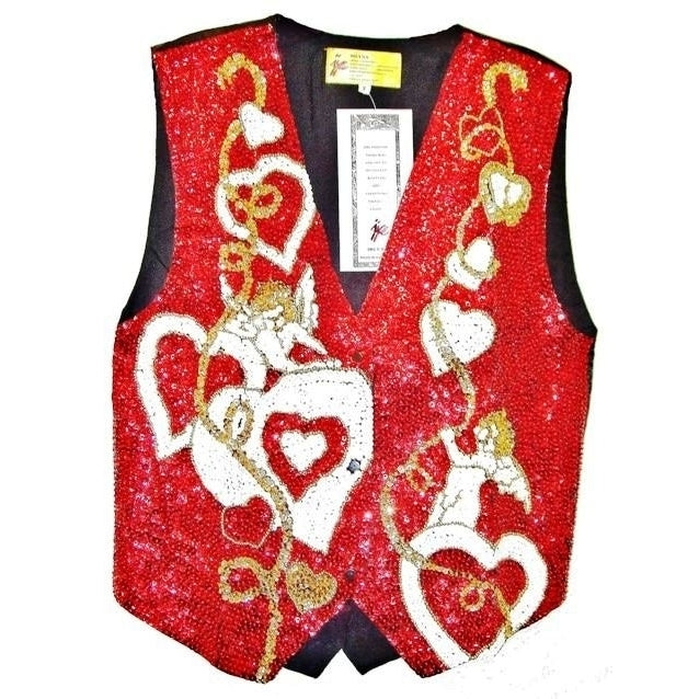 Sequin Vest Sweet Hearts Image 1
