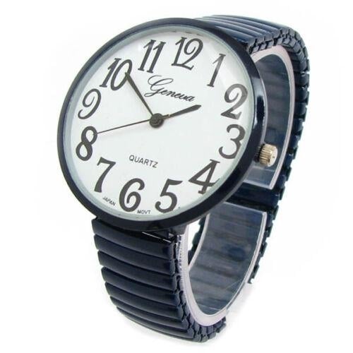 CLEARANCE SALE - Super Large Face Extension Band Black Watch Image 1