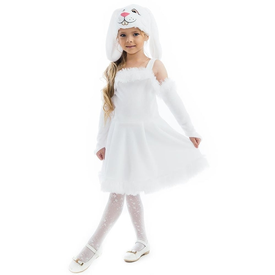 Bunny Hoppy size XS 2/4 Plush White Rabbit Girls Costume Dress-Up Play Kids 5 OReet Image 1