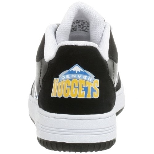 adidas Mens BTB Low NBA Nuggets Basketball Shoe  BLACK/BLUE/GOLD Image 3
