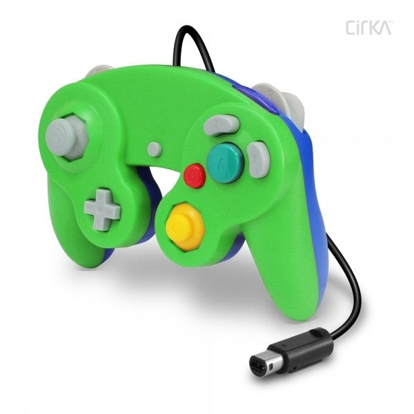 Nintendo Wii/GameCube CirKa controller (Green/Blue) Image 3