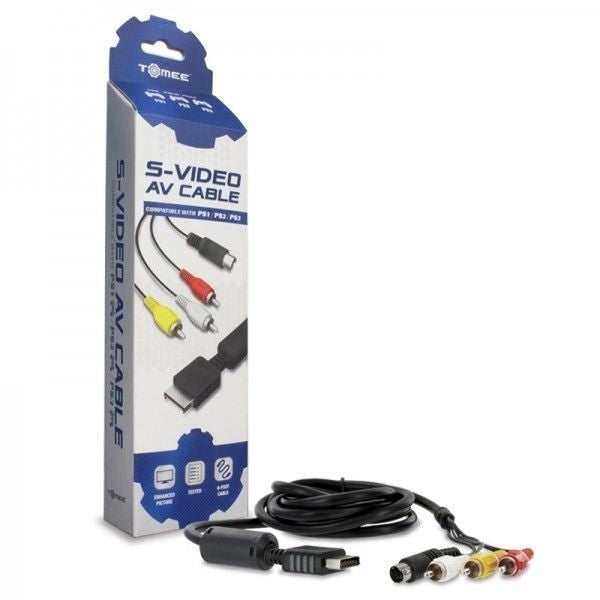PS3/ PS2/ PS1 S-Video AV Cable - Tomee Image 1