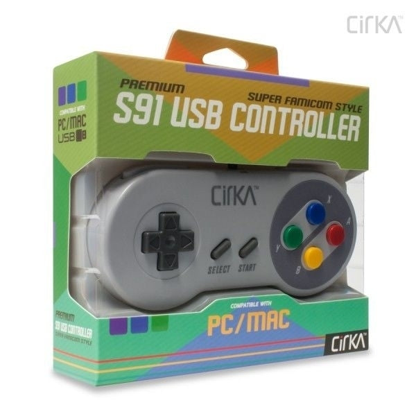 S91 PC/ Mac Premium SNES-Style USB Controller (Super Famicom) - CirKa Image 2