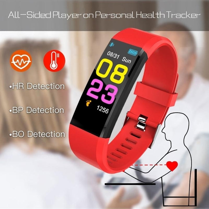 Heart Rate MonitorandBlood Pressure Fitness Tracker Image 4