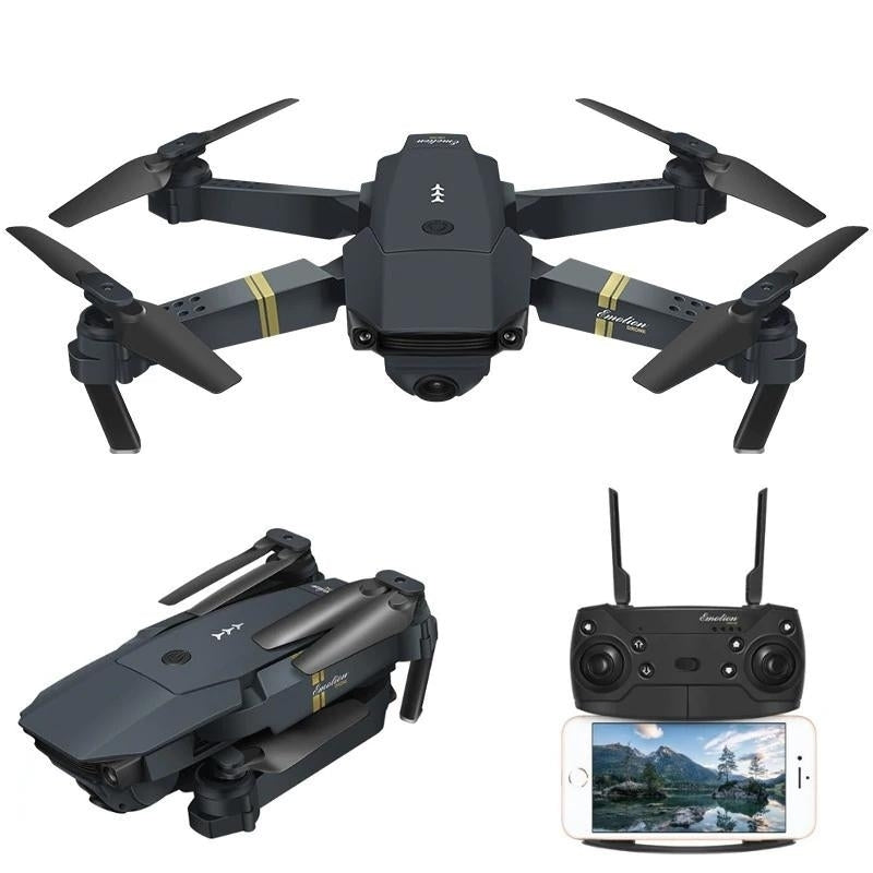 WIFI FPV With Wide Angle HD Camera High Hold Mode Foldable Arm RC Quadcopter Drone Image 1