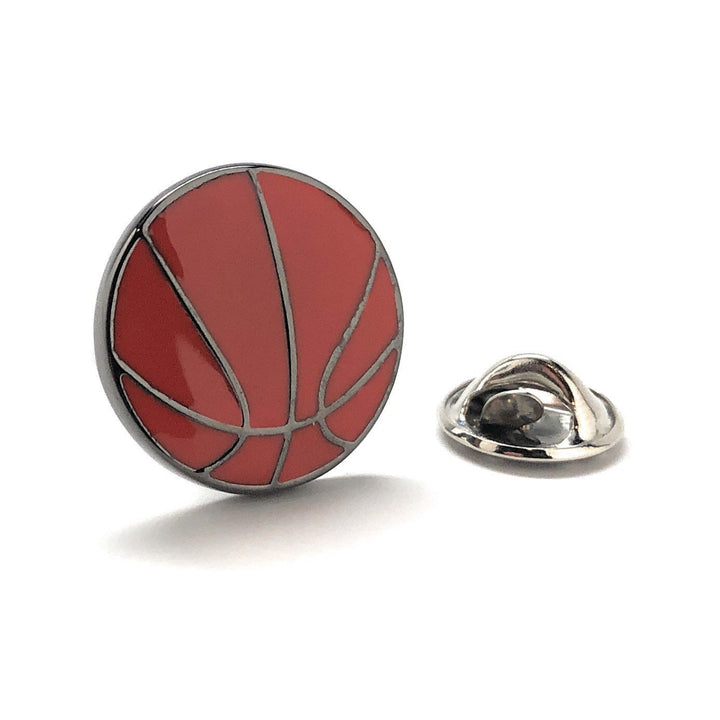 Enamel Pin Basketball Lapel Pin 6 Different Styles to Choose From Tie Tack Basket Ball Court B-Ball Image 4