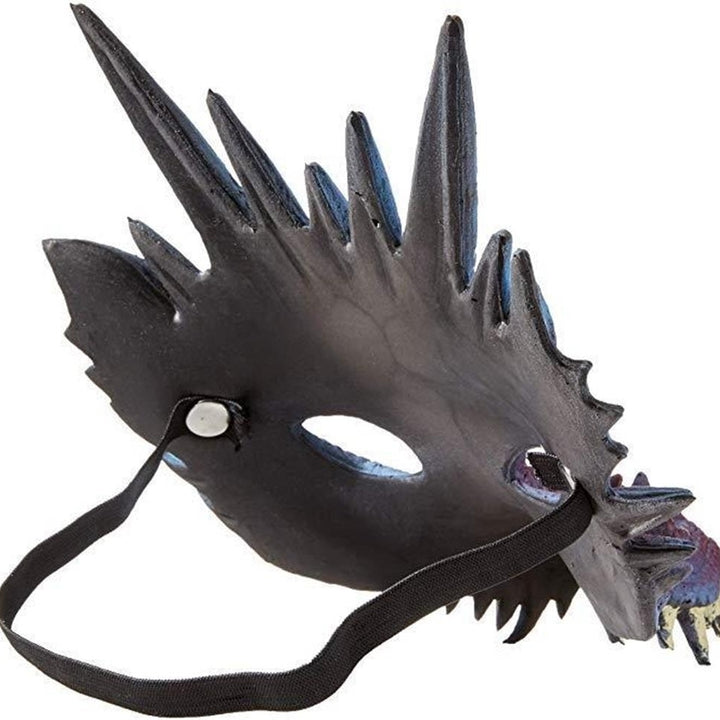 Mythical Purple Dragon Mask Supersoft replacedstart adult costume replacedfinish Accessory HMS Image 3