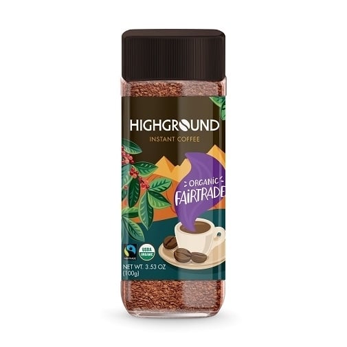 Highground Instant Coffee Organic Fairtrade Image 1