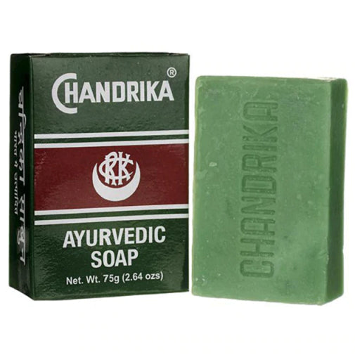 Chandrika Ayurvedic Bar Soap Image 1