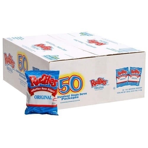 Ruffles Original Potato Chips - 50/1 Ounce Bags Image 1