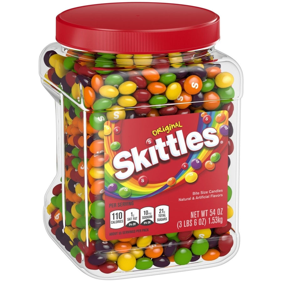 Skittles Original Fruity Candy Jar (54 Ounce) Image 1