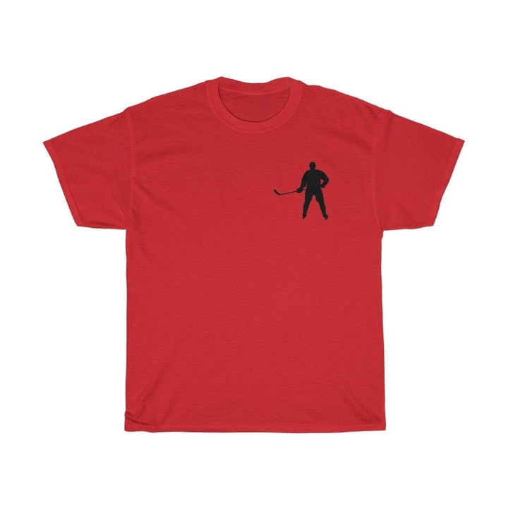 Hockey Player Tee Shirt Hockey Player Cotton Unisex T Shirt Your Choice of Colors Hockey Coach For the Love of the Game Image 9