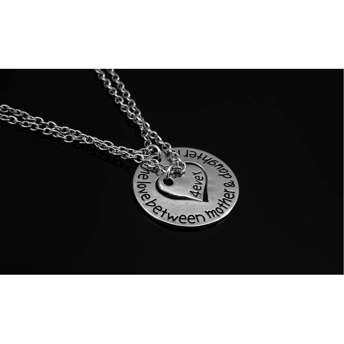 "The Love Between Mother and Daughter is 4ever" Necklace Image 2