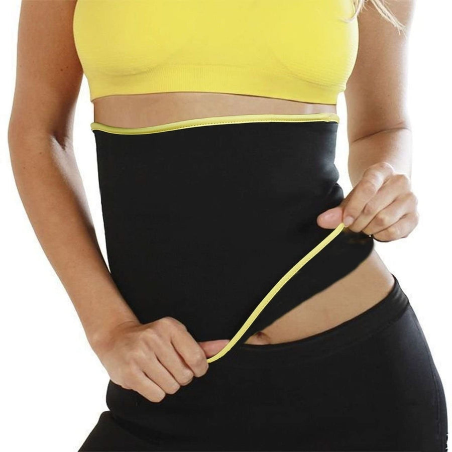 Sweat Waist Trainer Cincher Yoga Neoprene Vest Shaper Corset Weight Loss Belt Image 1