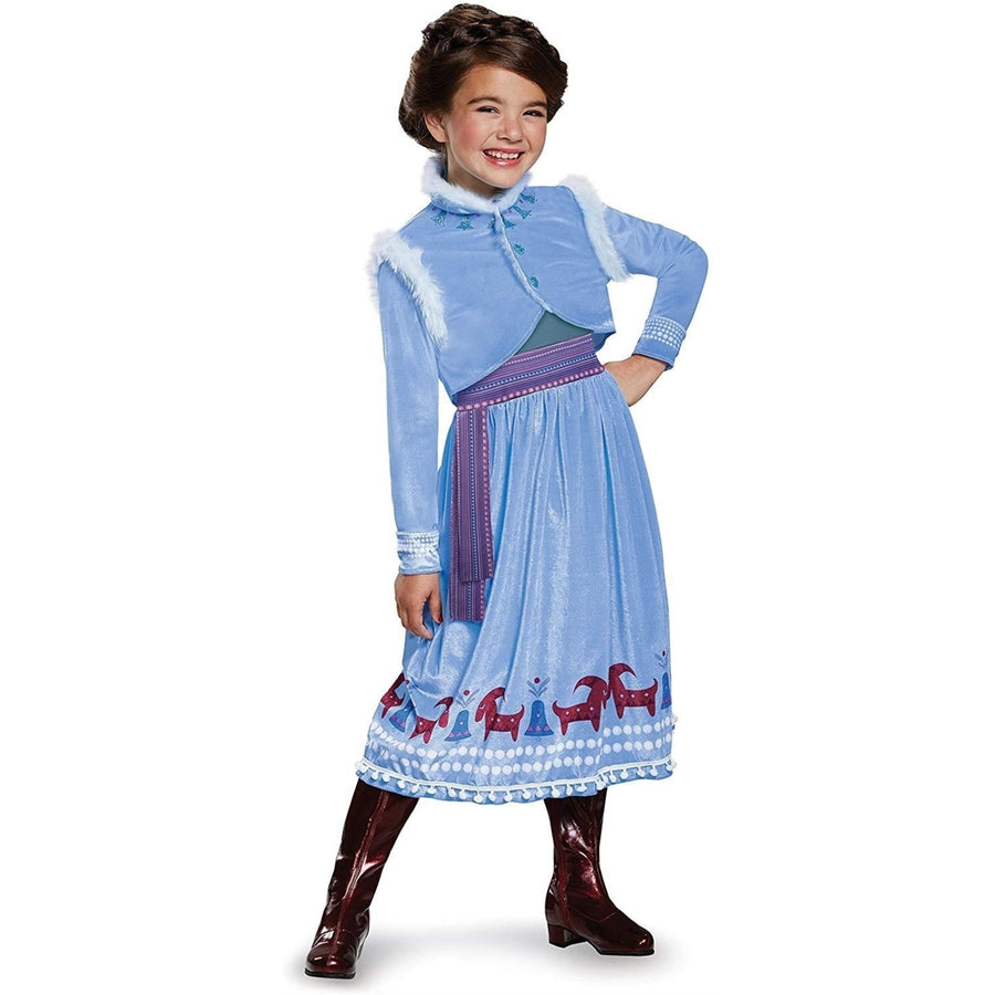 Frozen Anna Adventure Deluxe Girls size XS 3T/4T Costume Disney Dress Jacket Disguise Image 1