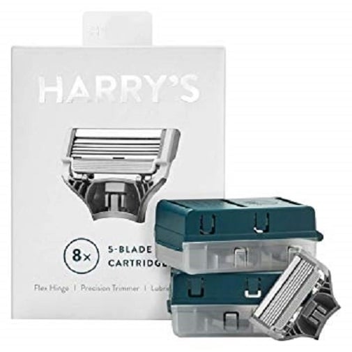 Harrys Mens Razor Blade Cartridges Refills - 8ct Image 1