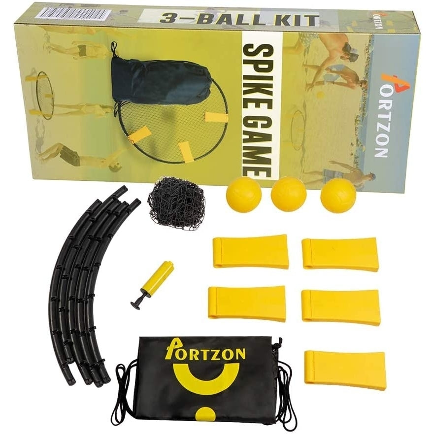 Portzon 3 Ball Kit - Volleyball Spike Game Image 2
