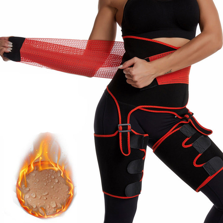 Adjustable Three-In-One Hip Belt Explosion Sweat Plastic Belt Sports Bodybuilding Image 4