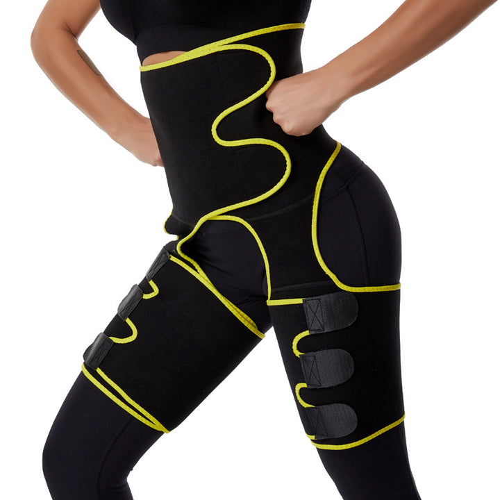 Three-In-One Hip Lift Waist Beam Legs Burst Sweat Plastic Belt Sports Bodybuilding Adjustable Image 4