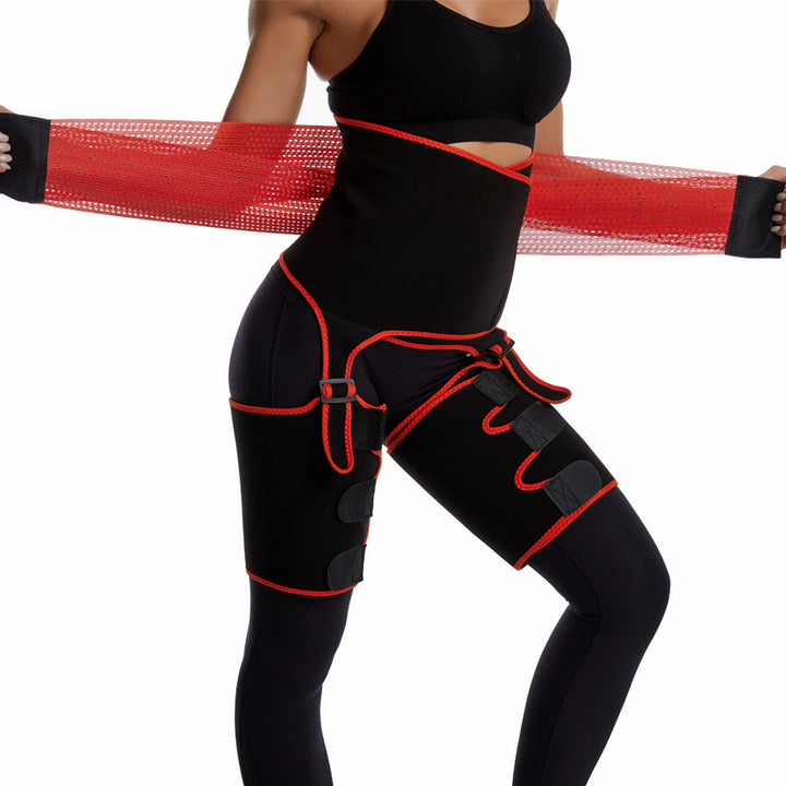 Adjustable Three-In-One Hip Belt Explosion Sweat Plastic Belt Sports Bodybuilding Image 9