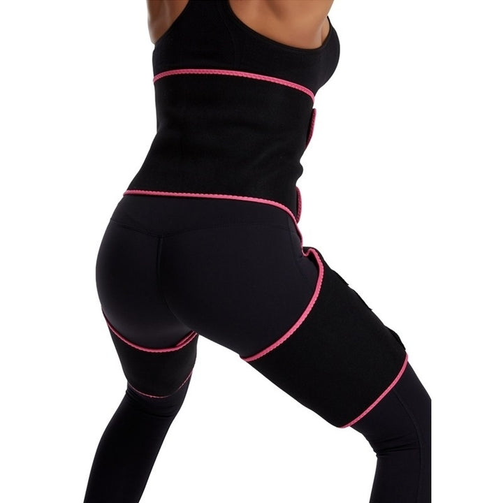 Three-In-One Hip Lift Waist Beam Legs Burst Sweat Plastic Belt Sports Bodybuilding Adjustable Image 7
