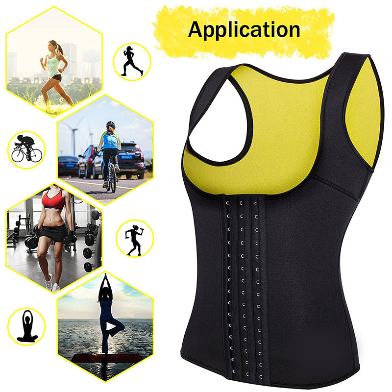 Womens Body Shaping Chest Support Vest Palace Corset Image 3