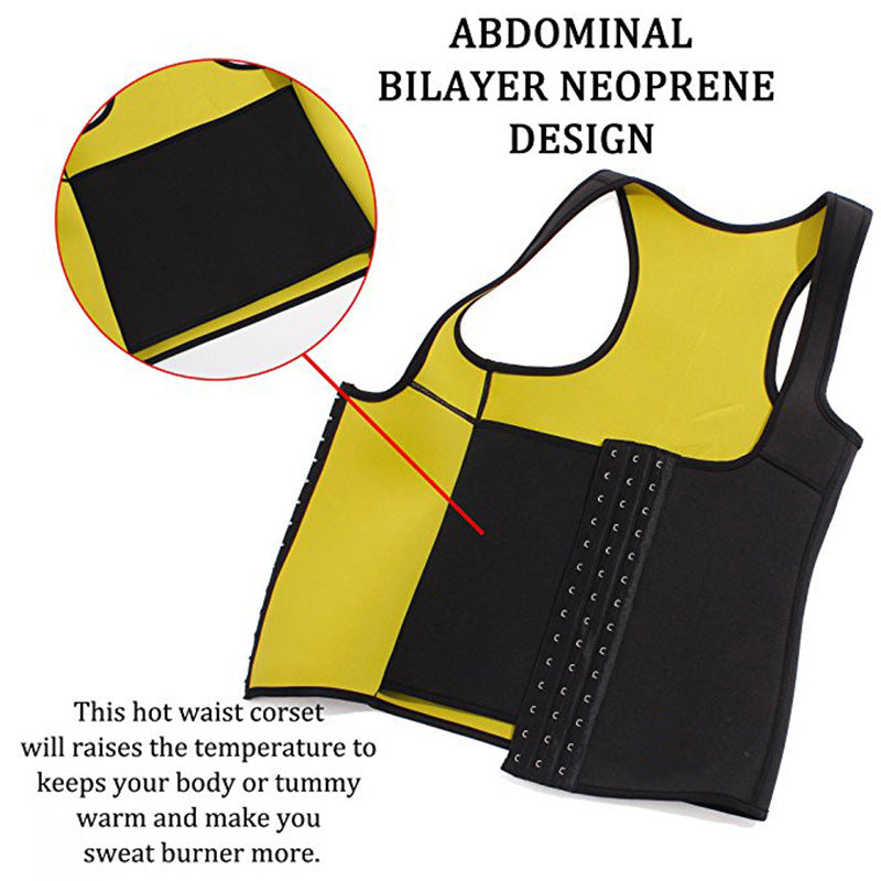 Womens Body Shaping Chest Support Vest Palace Corset Image 4