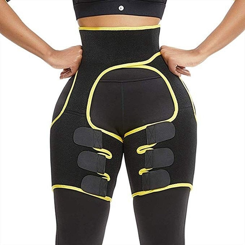 Female Abdominal Trainer Neoprene Buttocks Body Shaper Adjustable Belt Image 2