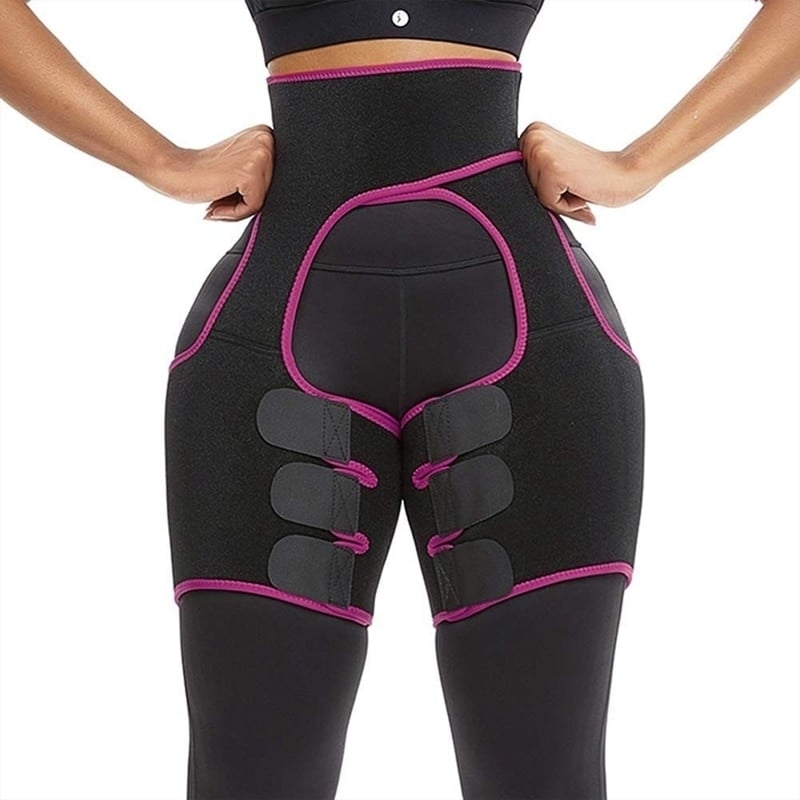 Female Abdominal Trainer Neoprene Buttocks Body Shaper Adjustable Belt Image 1